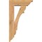 Ekena Millwork Olympic Traditional Smooth Bracket w/ Offset Brace, Western Red Cedar, 5 1/2"W x 16"D x 28"H BKT0604X16X28OLY01SWR - alternate 2